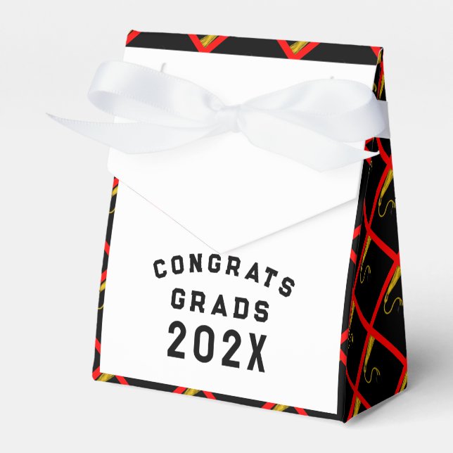Studenten 2025 Red Presentaskar (Framsidan Sidan)