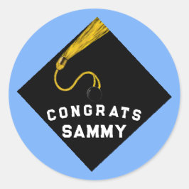 Studenten 2025 runt klistermärke