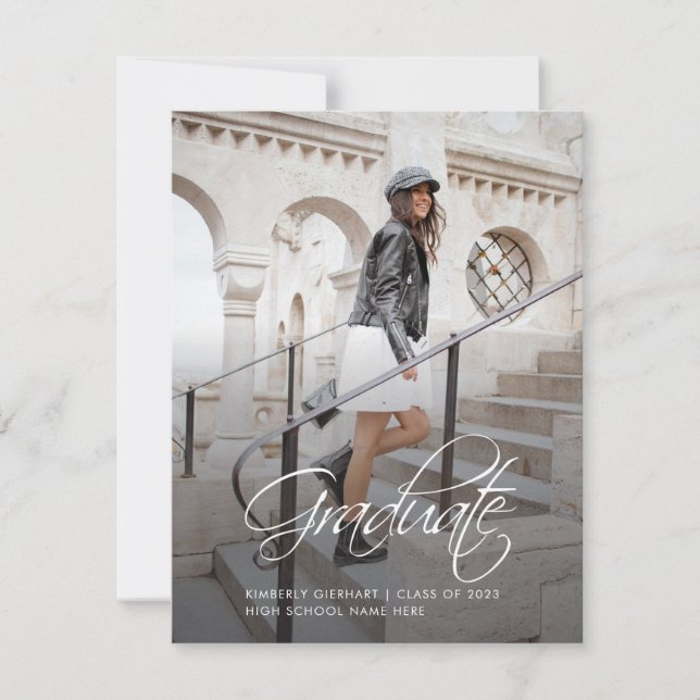 Studenten 2025-skriptmeddelande om fotograd anteckningskort (Framsida)