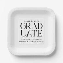 Studenten 2025 Typografi Modern Grad Party