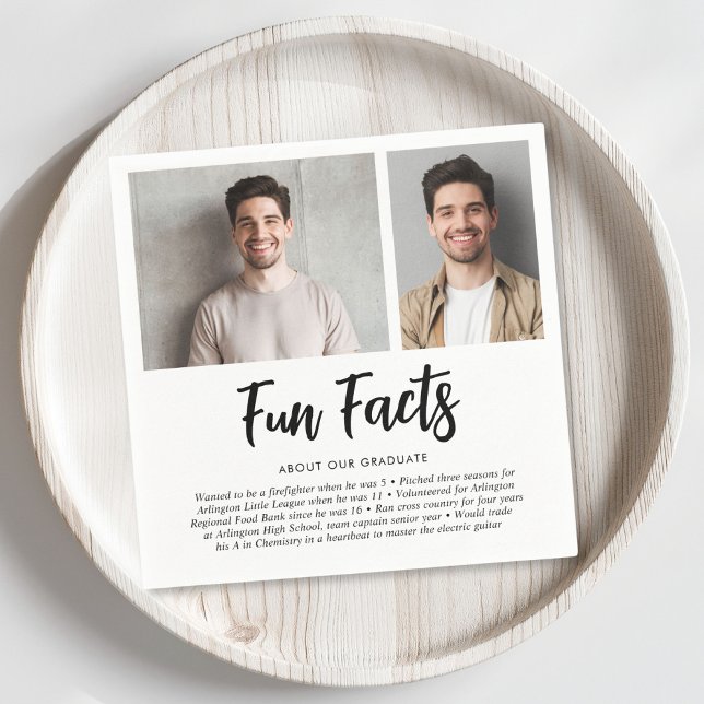 Studenten 2-foto-Roligt Fakta Pappersservett (Skapare uppladdad)