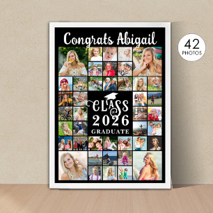 Studenten 42 Photo Collage Script Class Year Poster
