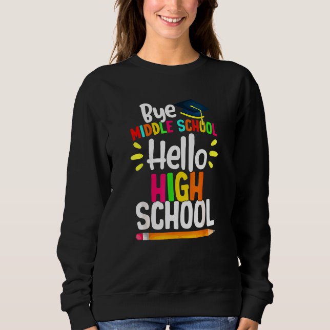 Studenten Adjö Mitten skolans Hej i  T Shirt (Framsida)
