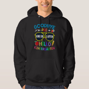 Studenten Adjö Prek Hej Kindergarten School Hoodie