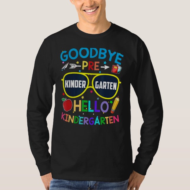 Studenten Adjö Prek Hej Kindergarten School T Shirt (Framsida)