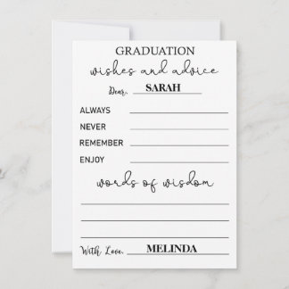 Studenten Advice-kort för Studenter Invit Inbjudningar