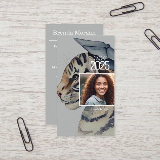 Studenten Affärskort Visitkort (Fram/Back In Situ)