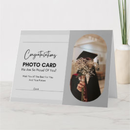 Studenten-ändringsplaner Fotofettypografi Kort