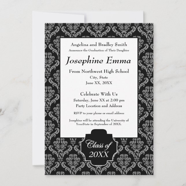 Studenten Annoucement och inbjudan (Framsida)