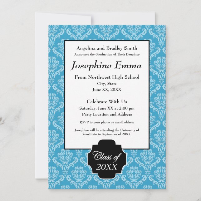 Studenten Annoucement och inbjudan (Framsida)