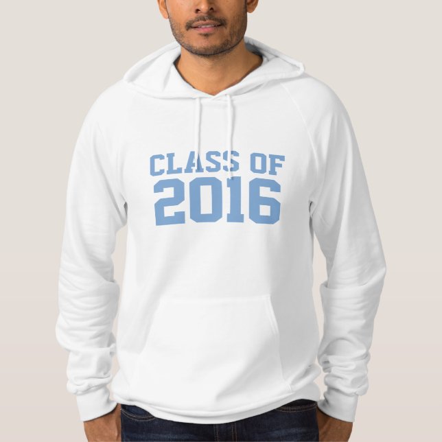 Studenten ANPASSNINGSBAR ÅR och NAMN kläder Sweatshirt (Framsida)