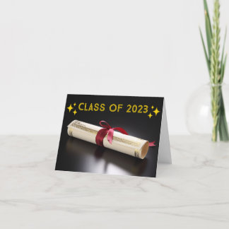 Studenten Anpassningsbar Card Tack Kort
