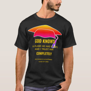 STUDENTEN Anpassningsbar GOD VET PLANERNA JER 29:1 T Shirt