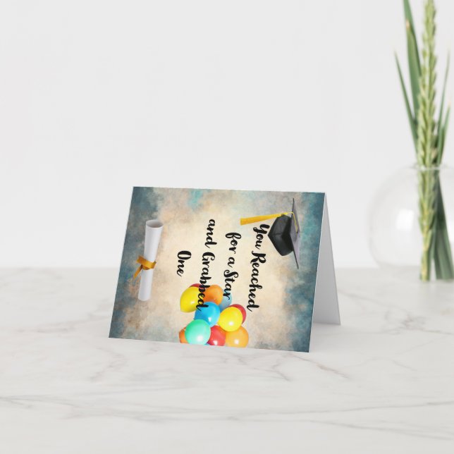 Studenten anpassningsbar-kort tack kort (Framsida)