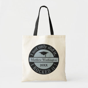 Studenten, användarnamn och tote bags tygkasse