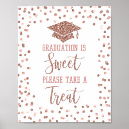 Studenten är Sweet, ta ett Treat Sign Ro Poster