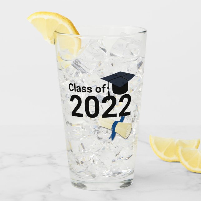 Studenten-års elegant 2022 glaskopp (Framsida Ice)