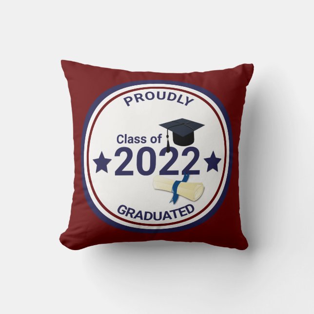 Studenten-års elegant 2022 kudde (Framsida)