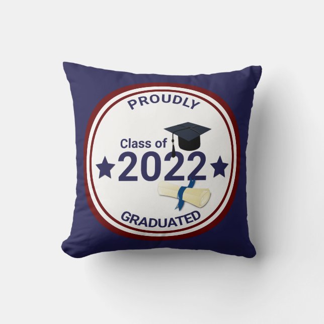 Studenten-års elegant 2022 kudde (Framsida)