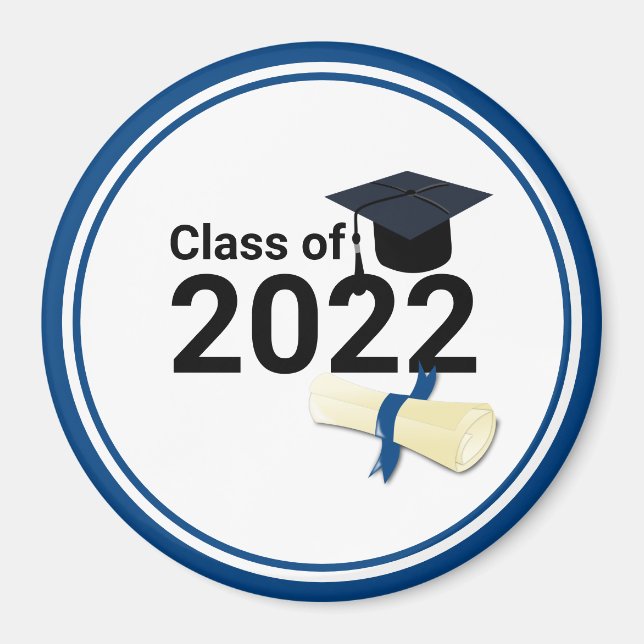 Studenten-års elegant 2022 magnet (Framsidan)