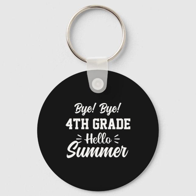 Studenten Art | Fjärde Klass Hej Sommaren Nyckelring (Framsida)