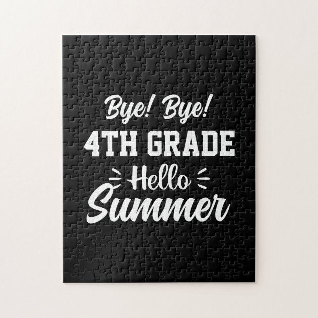 Studenten Art | Fjärde Klass Hej Sommaren Pussel (Vertikal)