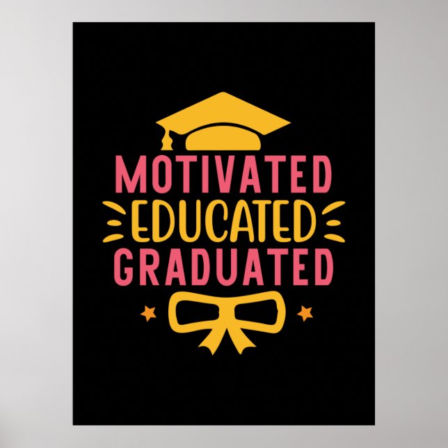 Studenten Art | Motiverad utbildning Poster (Framsidan)
