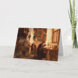 Studenten av kemi och apotek kort