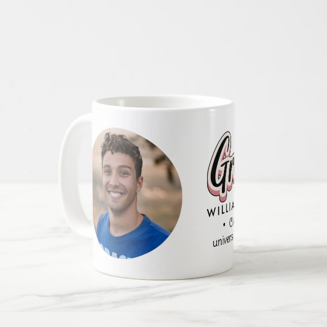 Studenten aviseringsklass 2023 kaffemugg (Framsida vänster)