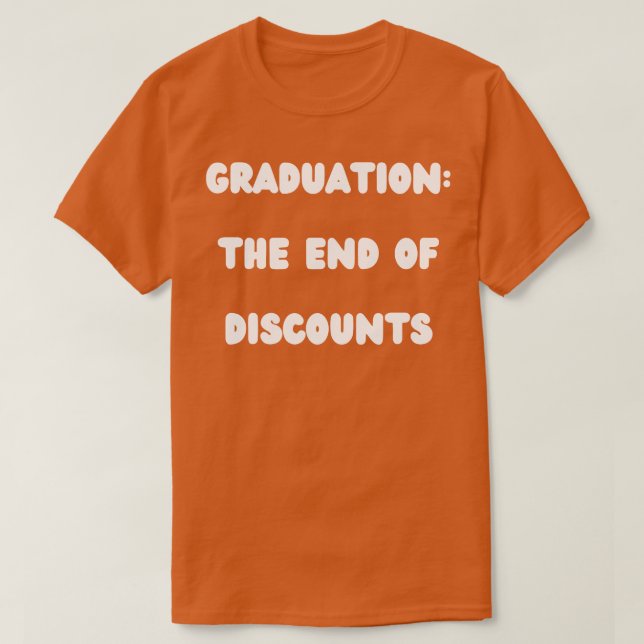 Studenten avslutade rabatterna 2 t shirt (Design framsida)