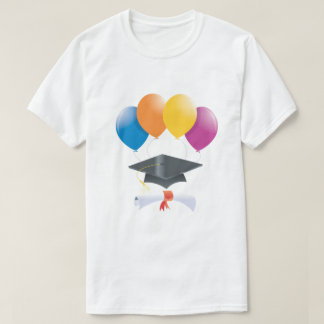 Studenten Balloons Student Cap Diploma T-Shirt