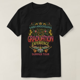 Studenten Band Retro 70-talets tema för Logotyp a T Shirt