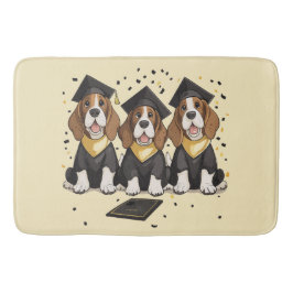 Studenten Basset Hound Hundar Badrumsmatta