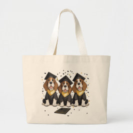 Studenten Basset Hound Hundar Jumbo Tygkasse