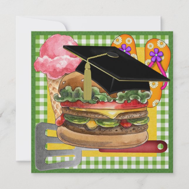 Studenten BBQ #2! SRF Inbjudningar (Framsida)