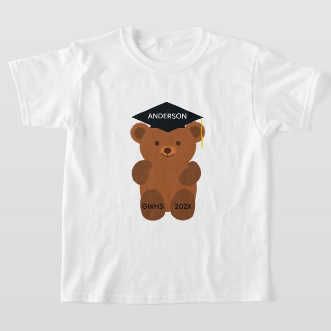 Studenten Bear #1 T-Shirt (Laydown)