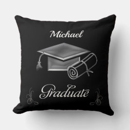 Studenten Black & Silver, Cap & Diploma Kudde