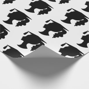 Studenten Black White Girl Silhouette  Presentpapper