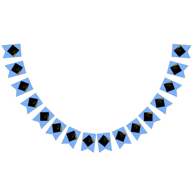 Studenten Blue Vimplar (Alla)