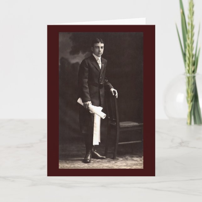 Studenten Boy Kort (Framsida)