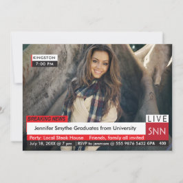 Studenten Breaking News TV Fab Inbjudningar