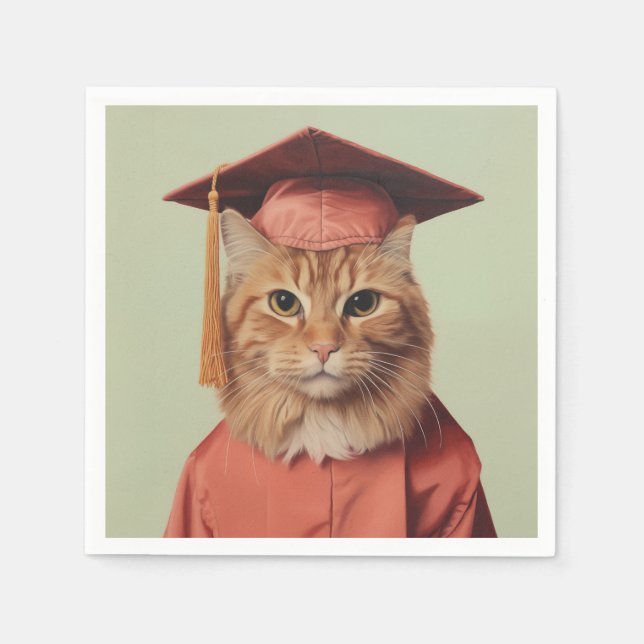 Studenten Cat Pappersservett (Framsidan)