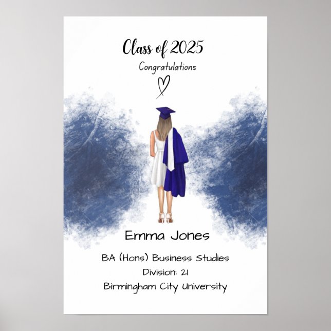 Studenten-certifikat Poster (Framsidan)