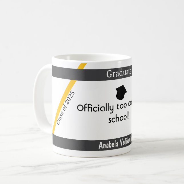 Studenten, citat 8 kaffe mugg (Framsida vänster)
