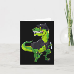 Studenten Cl av 2025 års finnosoaur T-rex Graduat Kort
