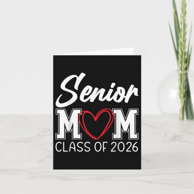 Studenten Cl av 2026 Senior 2026 Kort (Framsida)