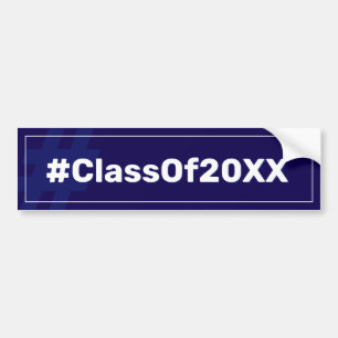 Studenten Class Hashtag Bildekal
