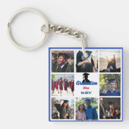 Studenten Collage Personlig Acrylic Keychain