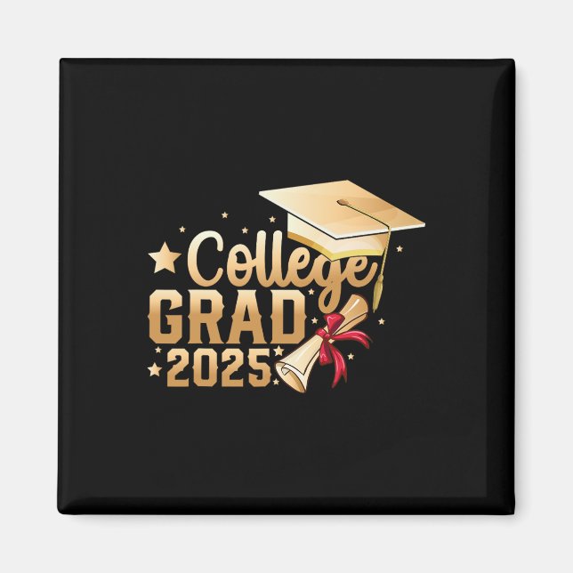 Studenten College 2025 Grad Cl från 2025 Se Magnet (Framsidan)