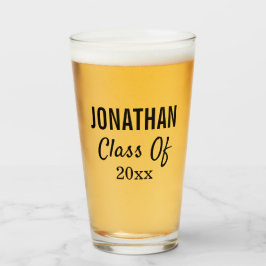 Studenten College Student Modern Typografi Glaskopp